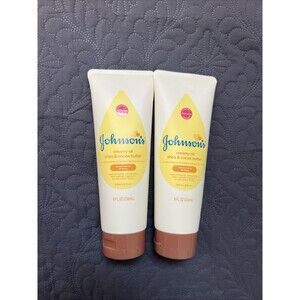 2pc Johnson's Creamy Oil for Baby Moisturizing Body Lotion w/Shea & Cocoa Butter